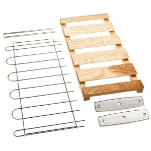J.K. Adams WSR-1021 Stemware and Wine Bottle Rack by
