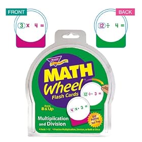 Math Wheel Flash Cards - Multiplication and Division by Trend