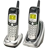 Uniden DXI-5586-2 5.8 GHz Cordless Telephone with Dual Handsets (Silver/Black)