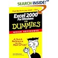 Excel 2000 for Windows for Dummies Quick Reference