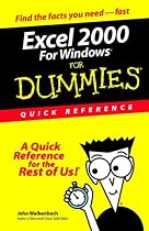 EXCEL 2000 for Windows for Dummies Quick Reference
