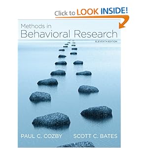 Methods in Behavioral Research - Paul Cozby