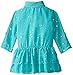 Little Lass Little Girls' 2 Piece Chiffon Set Disco Dots Pintucks