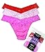 Hanky Panky Lace Thong 3 Pack Panty