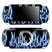 Wrapstar Blue Neon Flames Graphic Skin (PSP)