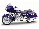 Review Maisto  / Harley Davidson Road Glide FLTR (2000) in Purple (1:18 scale) Diecast Model Motorbike