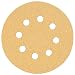 DEWALT DW4310 5-Inch 8 Hole 100 Grit Hook and Loop Random Orbit Sandpaper (25-Pack)