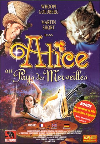 Alice au pays des merveilles dvd, Film dvd Alice au pays des merveilles