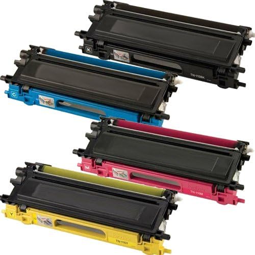 Generic Compatible Toner Cartridge Replacement for Brother TN115 ( Black,Cyan,Magenta,Yellow , 4-Pack )