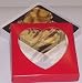Gourmet Food : Scott's Cakes 1/2 lb Peanut and Pretzel Brittle in a Heart Box