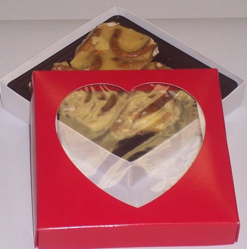 Scott's Cakes 1 2 lb Peanut and Pretzel Brittle in a Heart Box by Scott's Cakes