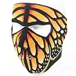 New Monarch Butterfly Neoprene Full Face Mask Nose Mouth Vent Snow