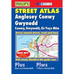 Street Atlas Anglesey, Conwy, and Gwynedd (Philip's Street Atlases)