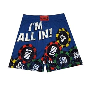 All In – No Limit Poker Chips Boxers for men