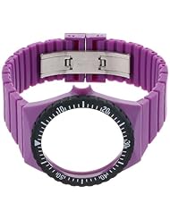 Fortis Colors C 14 24 -mm Purple Silicone Watch Strap