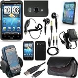 Magbay Custom Pack 10-in-1 Accessories Bundle for HTC Inspire 4G - Car Char ....