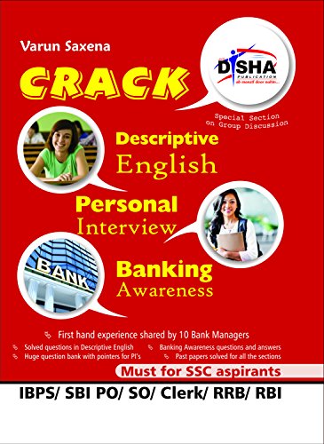 Crack Descriptive English, Personal Interview & Banking Awareness for SBI/ IBPS PO/ SO/ Clerk/ RRB/ RBI/ SSC exams