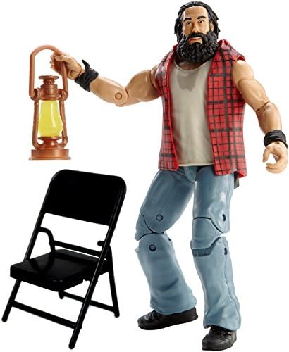 LUKE HARPER - WWE ELITE 29 MATTEL TOY WRESTLING ACTION FIGURE (WITH FOLDING CHAIR - COLORS MAY VARY)