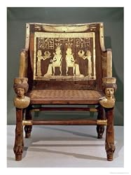 Chair Belonging to Princess Satamun, Daughter of Amenophis III, New Kingdom, c.1391-1353 BC Art Giclee Poster Print by Egyptian 18th Dynasty, 18x24