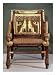 Chair Belonging to Princess Satamun, Daughter of Amenophis III, New Kingdom, c.1391-1353 BC Art Giclee Poster Print by Egyptian 18th Dynasty, 18x24