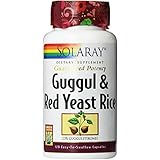 Solaray Guggul and Red Yeast Rice Capsules, 120 Count