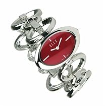 ELLETIME Women's Sterling Silver Oval Link Bracelet Watch #4662RMOPA