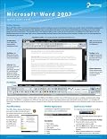 Microsoft Word 2007 Quick Reference Card - Handy Durable Tri-Fold MS Office Word 2007 Tips & Tricks Guide. 6 Total Pages. Stores Easily. Ultimate Reference for Shortcuts, Tips & Cheats for Word 2007 Word Processor. (Software Quick Reference Cards)