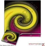 Sony PS3 Slim Skin - Alecias Swirl 01 Yellow