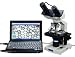 OMAX 40X-2000X Lab LED Binocular Compound Microscope with USB Digital Camera and Double Layer Mechanical Stage
