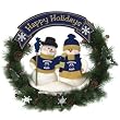 Edmonton Oilers 22" Snowman Christmas Wreath - NHL Hockey