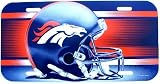 NFL Denver Broncos 6" x 12" Styrene Plastic License Plate