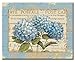 CounterArt Blue Hydrangeas Glass Cutting Board, 15 x 12 Inches