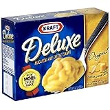 Kraft Macaroni & Cheese Deluxe Dinner,  Original Cheddar, 14-Ounce Boxes (Pack of 8)