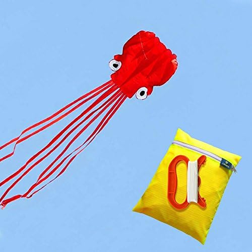 Caloics Kite-Beautiful Large Easy Flyer Kite for Kids - software octopus-One Of The Best Selling Toys For Outdoor Games Activities-Perfect for Beach or Park & 100%