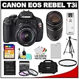 Canon EOS Rebel T3i 18.0 MP Digital SLR Camera Body & EF-S 18-55mm IS II Le ....