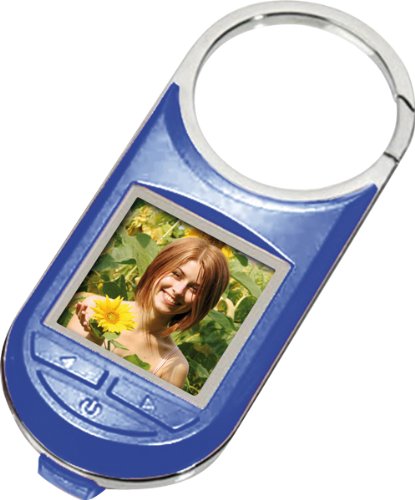 Rollei Key Frame 20 blau  (3,81 cm (1,5 Zoll) Farb-TFT, Mini USB 2.0 Anschluss, Lithium-Ionen Akku, 8 MB interner Speicher f&uuml;r bis zu 80 Bildern)