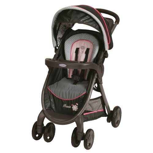 Graco FastAction Fold Click Connect Premiere Stroller - Minnie's Garden picture