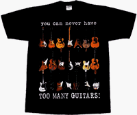 TS66 You Can Never Have Too Many Guitars T-Shirt