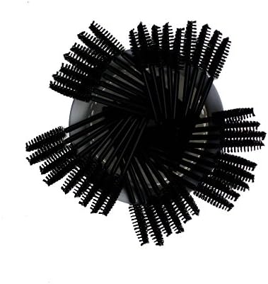 Gracallet® 100Pcs Black High Quality Disposable Eyelash Mascara Applicator Wand Brush Makeup Applicators (100Pcs Black)