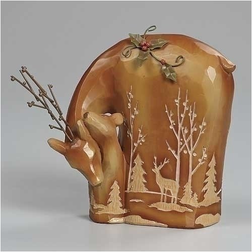 Pack of 3 Mother & Baby Deer Figures Christmas Decorations Pack of 3 Mother & Baby Deer Figures Christmas Decorations