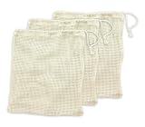 Organic Cotton Net Produce Sack, Medium - Package of 3