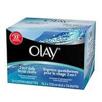 Olay Sensitive 4-In-1 Daily Facial Cloths, 33 Count