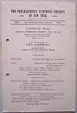 The Philharmonic-Symphony Society of New York 1943, 3961st Concert Program, One Hundred First Season, Under the Direction of John Barbirolli, Assisting Artist: Corporal Edward Kilenyi, Pianist (Carnegie Hall, Sunday Afternoon, March 7, 1943, at 3:00, Broadcast over the coast-to-coast network of the Columbia Broadcasting System)