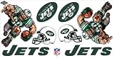 NFL New York Jets Skinit Liquid Blue Car Decals