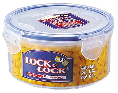 ISI HPL933 Vorratsdose 0,60l rund Lock&Lock, 129x68mm