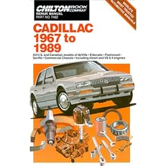 Cadillac 1967-89 (Chilton Book Company Repair Manual)