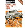 Repair Manual: Cadillac 1967 to 1989 : All U.S. and Canadain Models of Deville, Eldorado, Fleetwood, Seville, Commercial Chassis, Including Diesel and V8-6-4engines