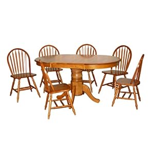 Tms 7 Piece Farmhouse Dining Set