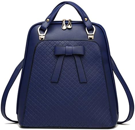 HUOHONGMEIGUI Fashion Design PU Leather Bag Girls Backpack