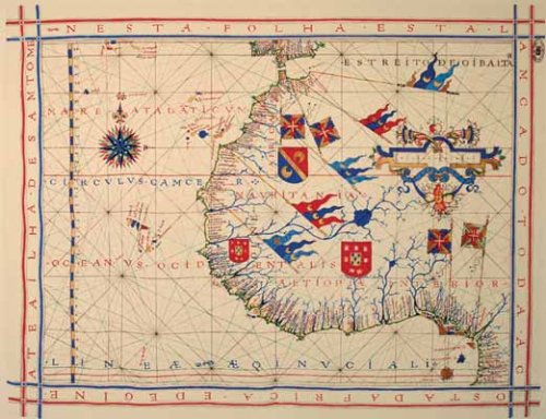 Old Nautical Map Wooden Jigsaw Puzzle